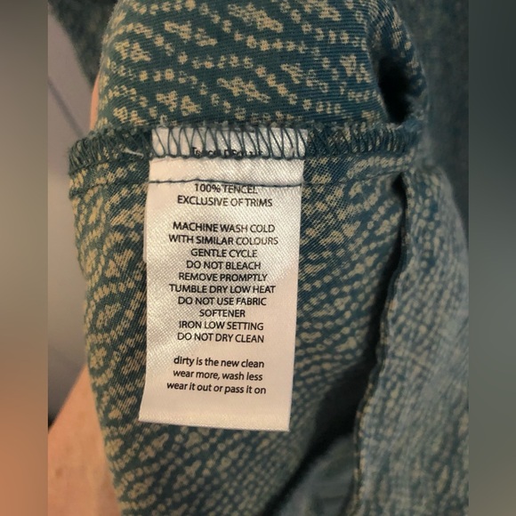 Toad & Co Windsong Strappy Sundress Coverup Summer Sun Protection Tencel Medium - Picture 5 of 5